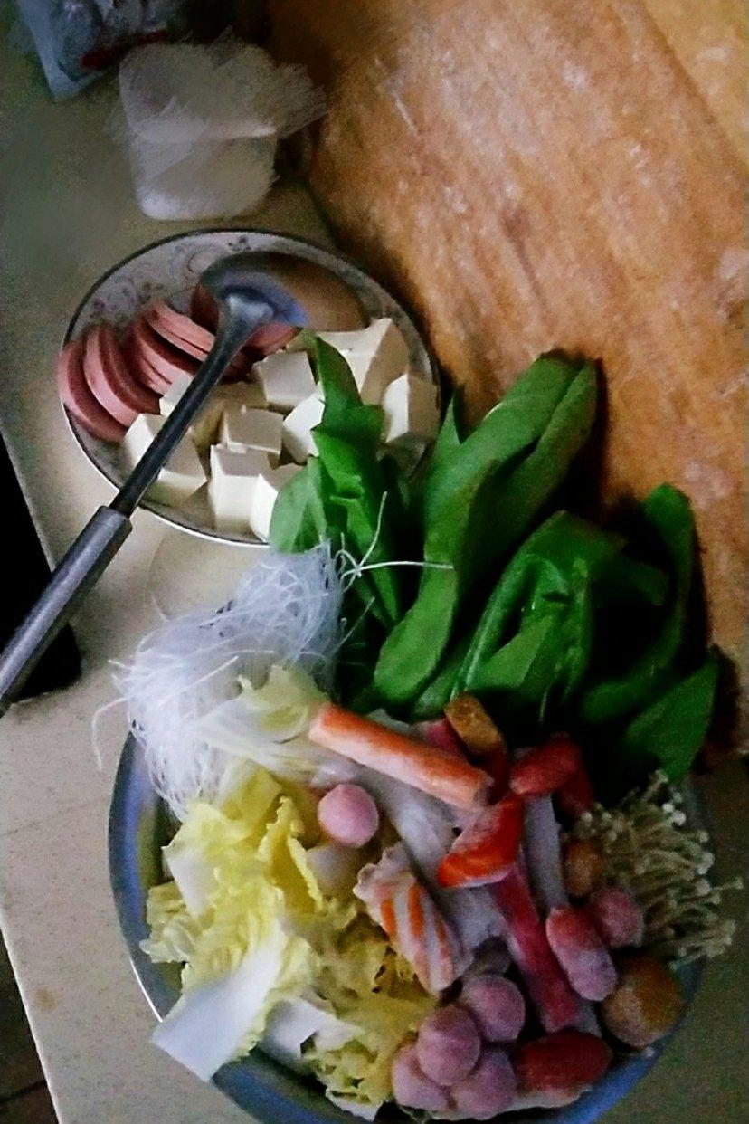 火锅涮菜自留