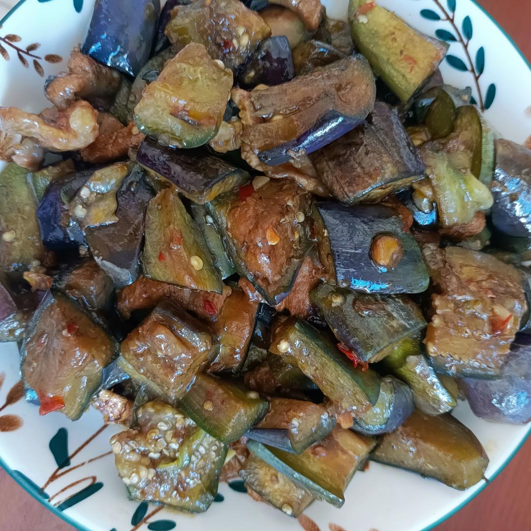 少油版茄子炒肉