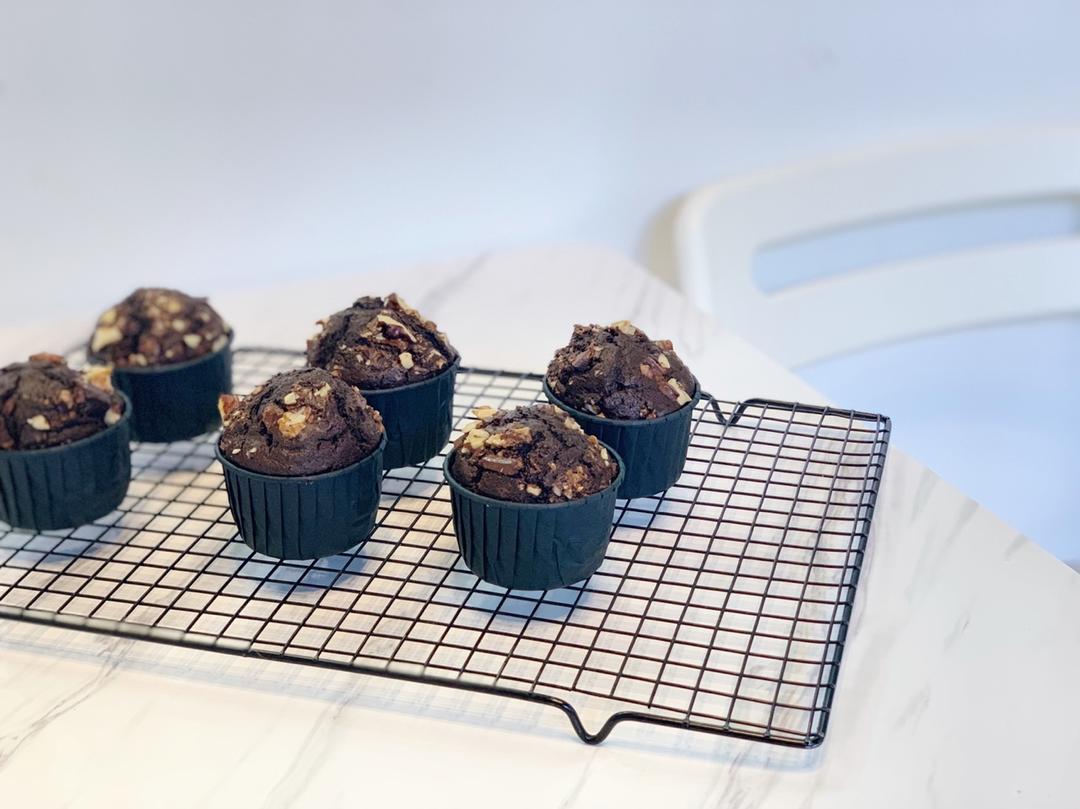 浓情巧克力摩卡马芬<Chocolate Espresso Muffins>