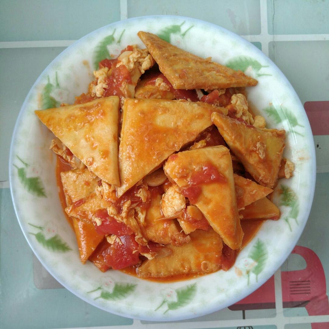 西红柿烧豆腐