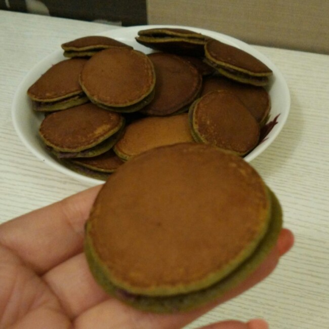 抹茶蜜豆铜锣烧