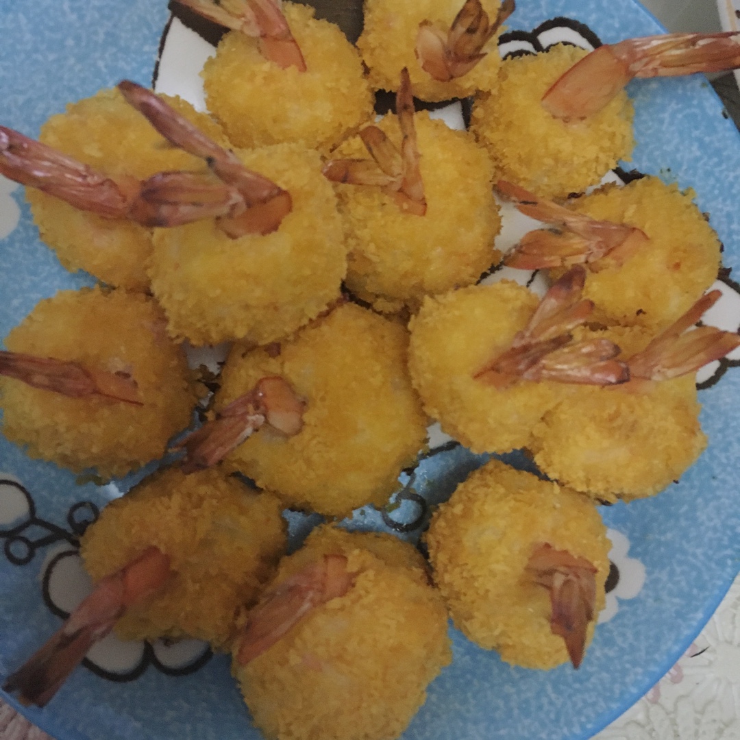 黄金虾球（烤箱版）