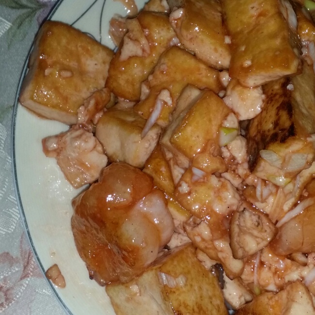 鲜虾番茄豆腐