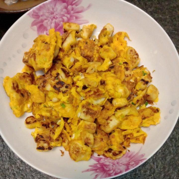 好吃的嫩豆腐煎蛋