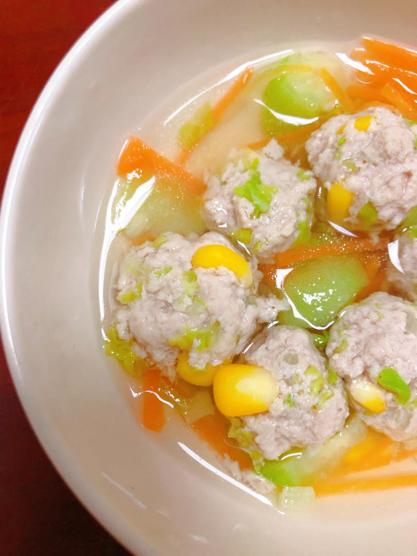 清新丸子汤 宝宝辅食食谱