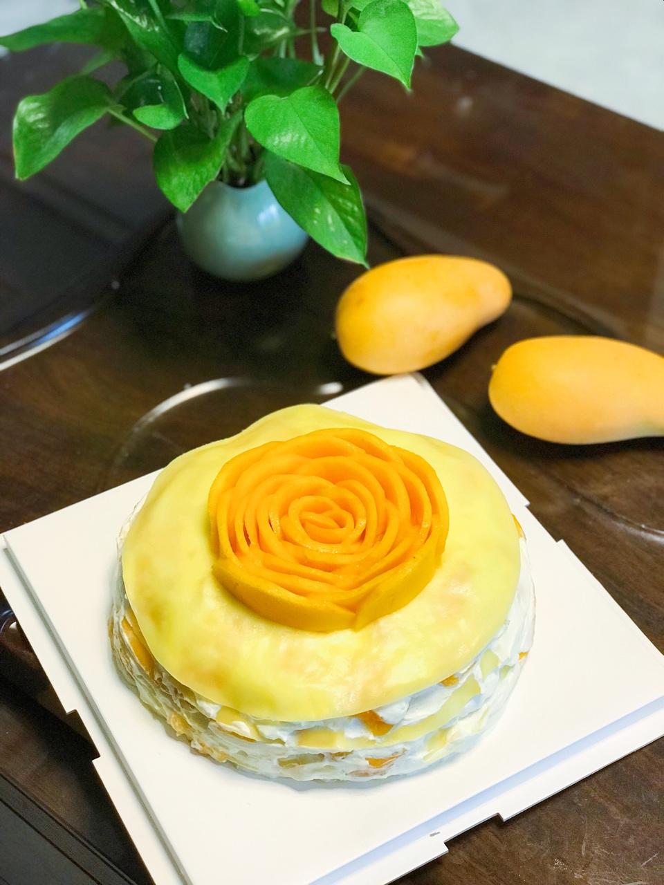 芒果千层蛋糕，100%成功告别煎皮无能