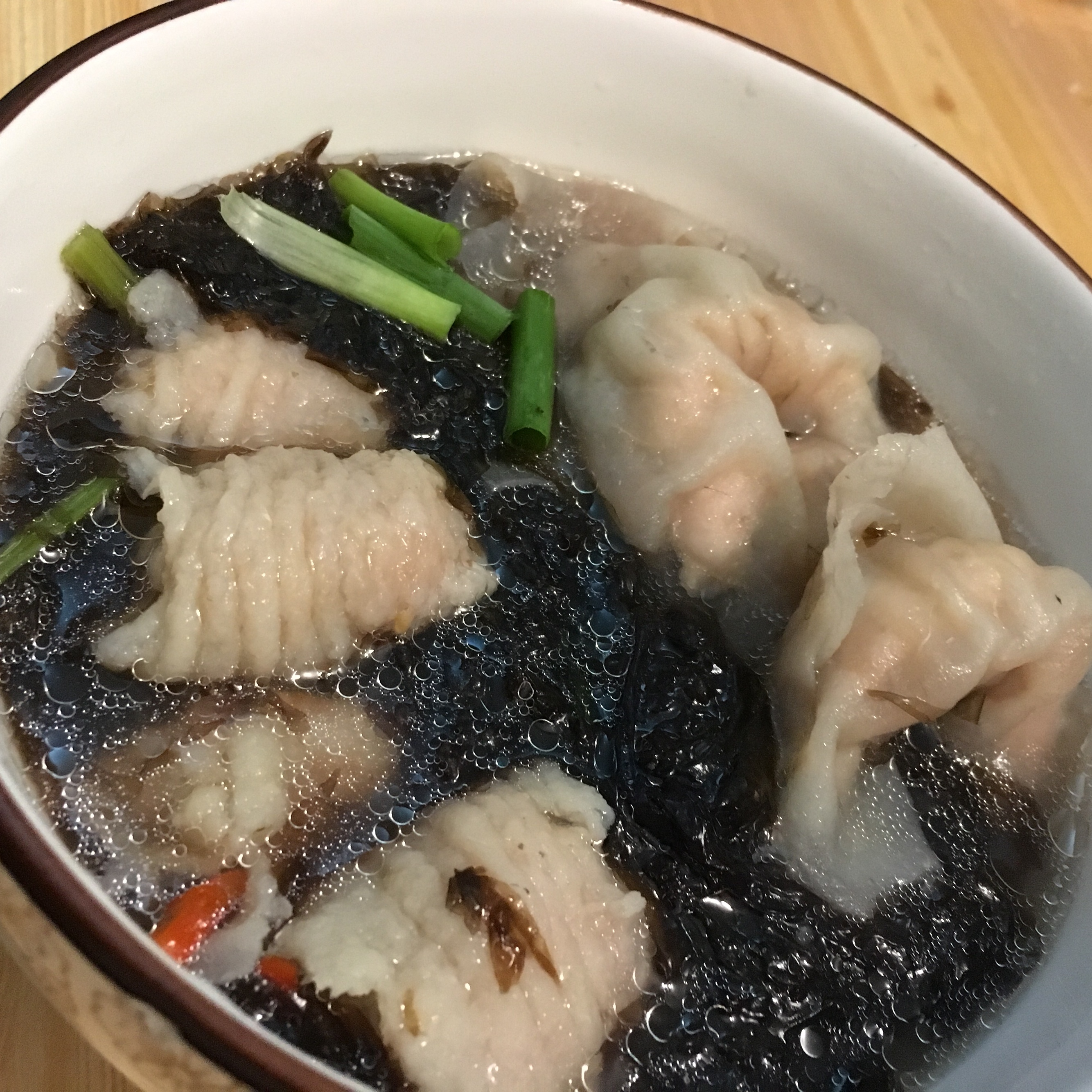 鱼饺紫菜汤的做法
