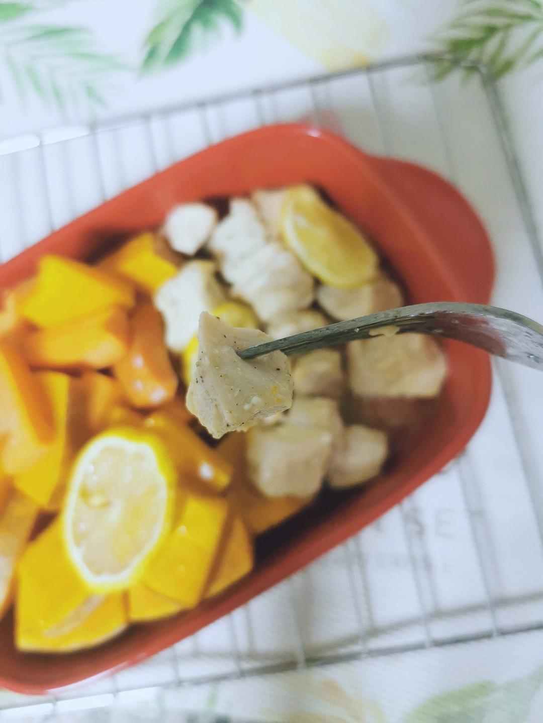 柠檬烤鸡胸肉