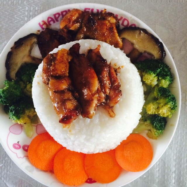 日式照烧鸡排饭