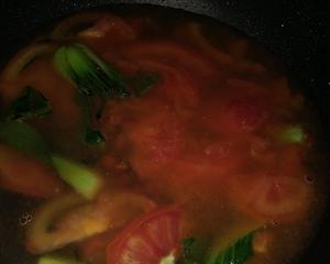 西红柿青菜蛋汤的做法 步骤4