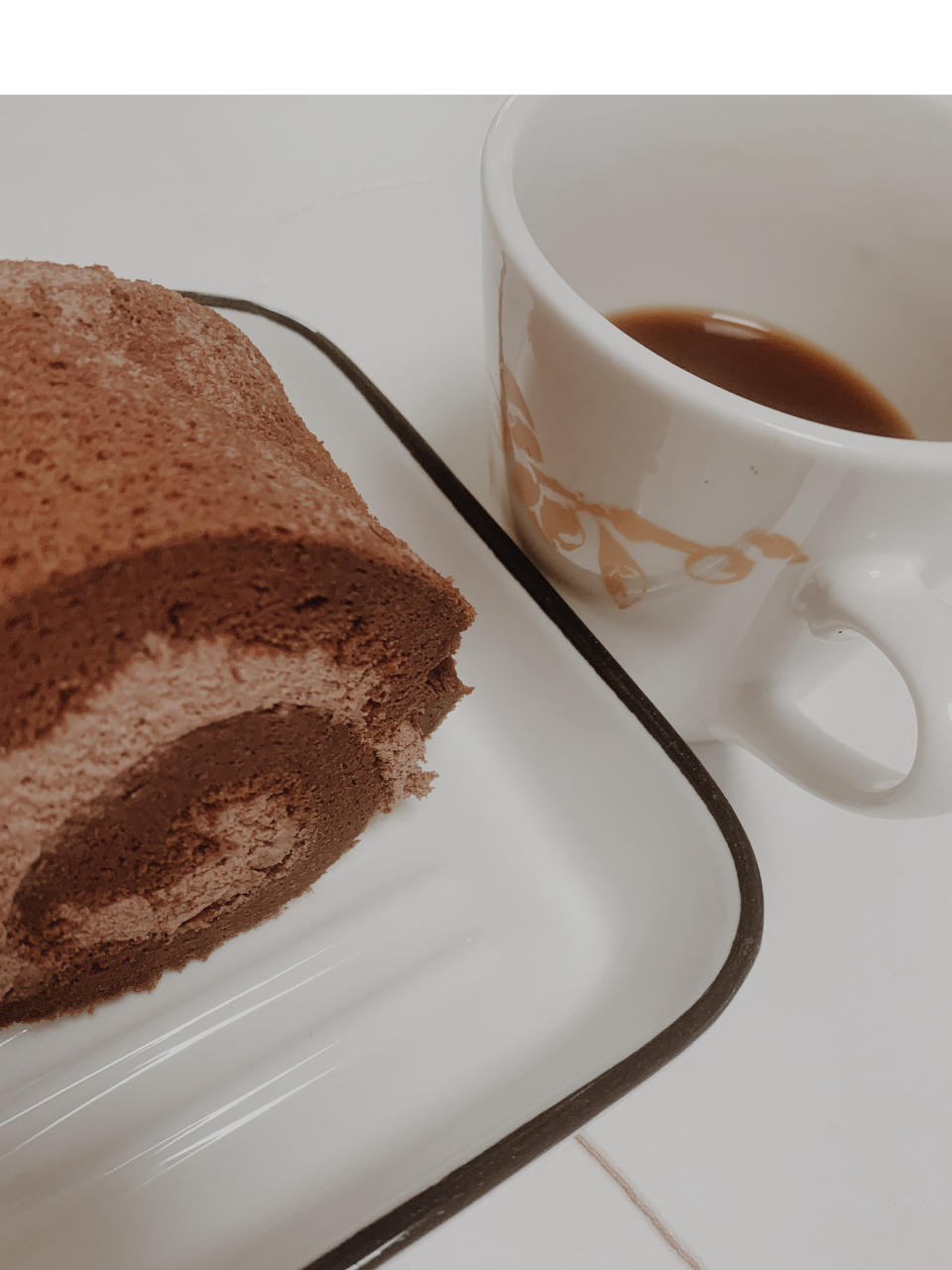 可可蛋糕卷(不消泡超浓郁巧克力口感)