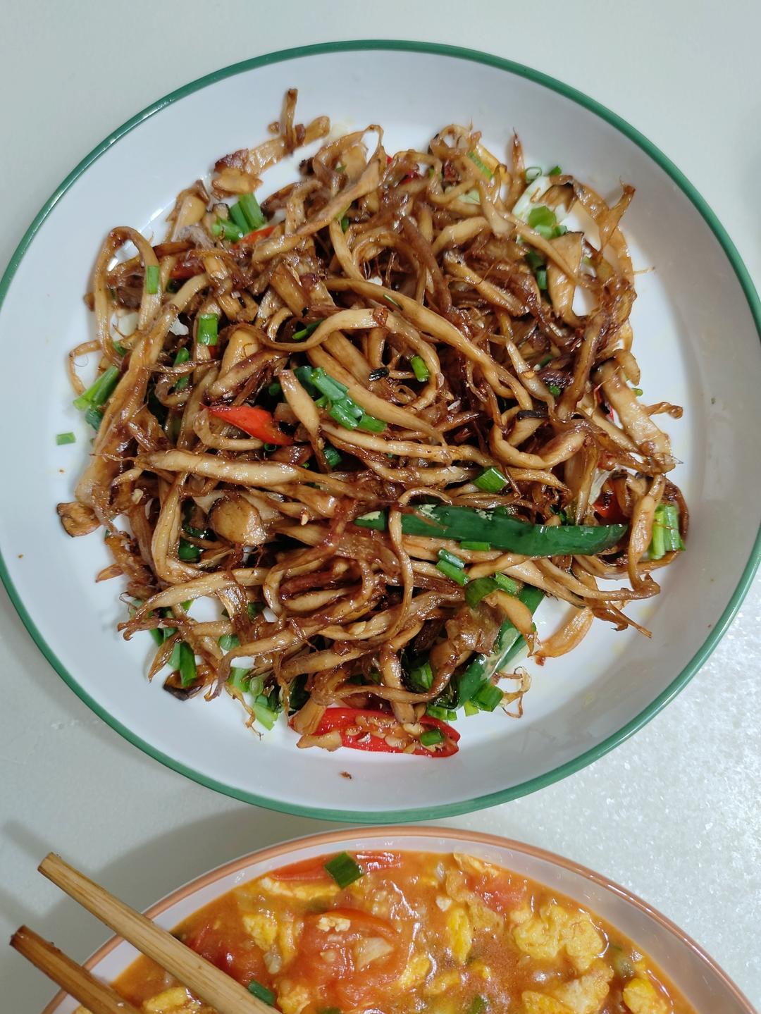 越嚼越香‼️比肉还要好吃👉干煸孜然杏鲍菇