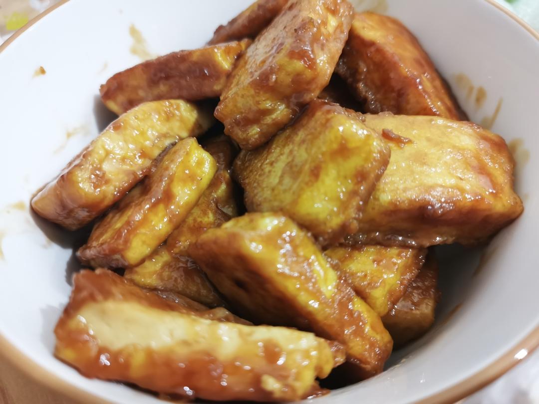 无敌好吃的香煎豆腐