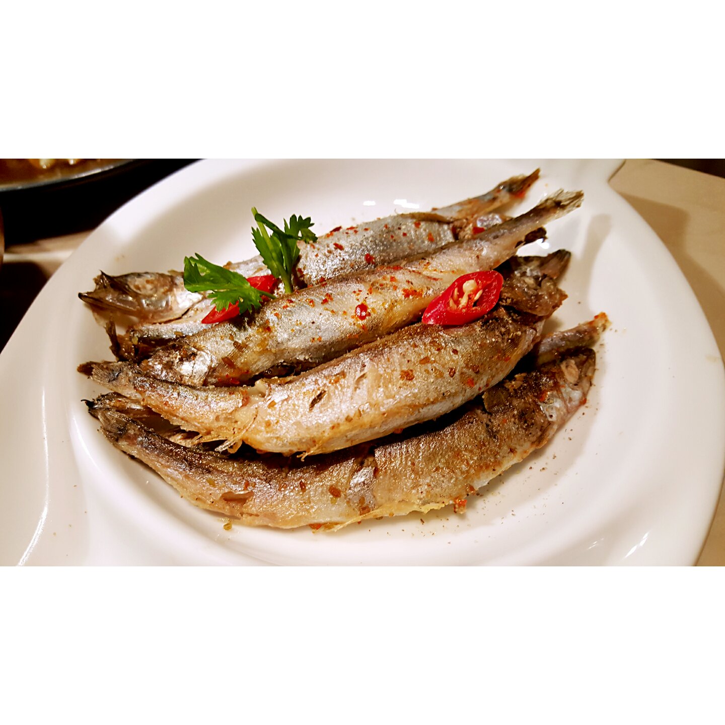 香煎椒盐多春鱼