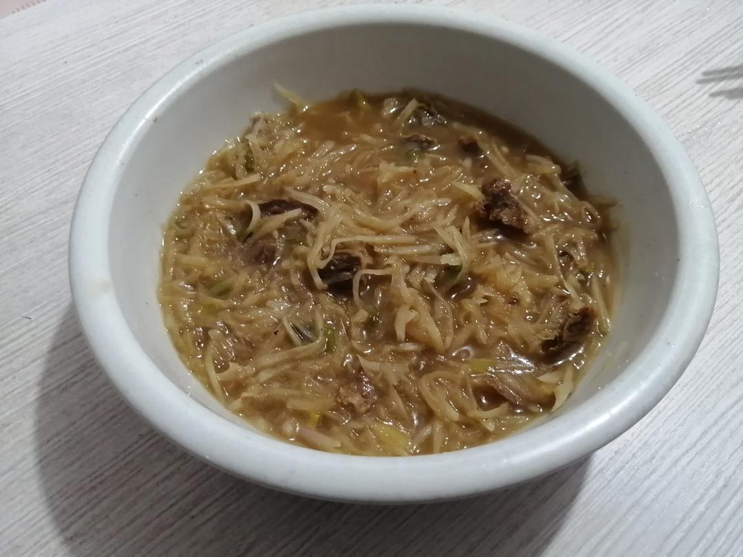 萝卜丝炒牛肉