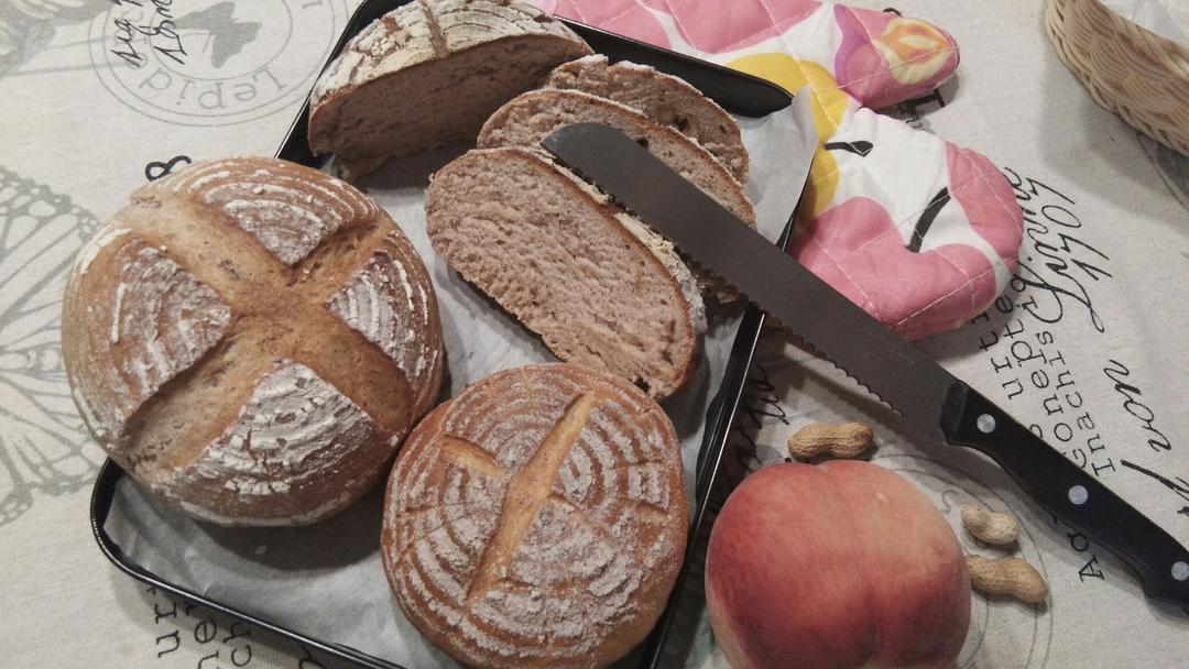 【Ken Forkish】天然酵种轻全麦核桃欧包