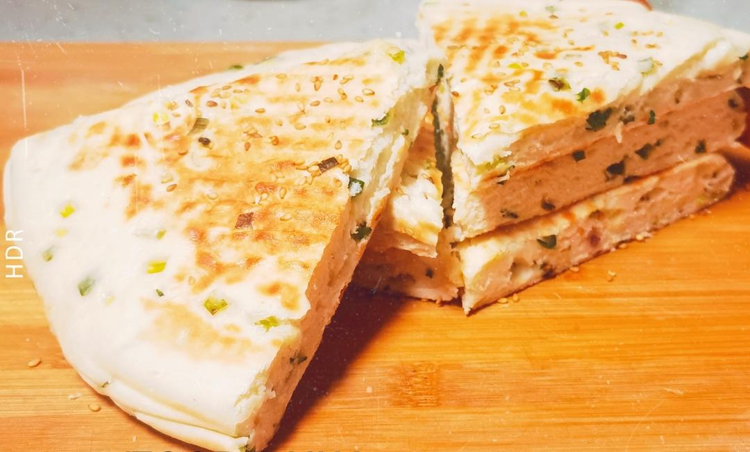 免手揉的发面葱油饼 超级软无敌好吃