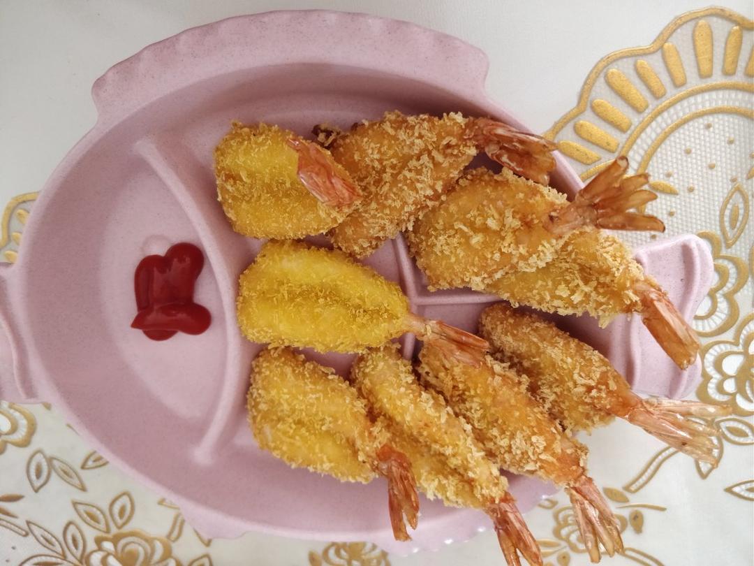 面包糠炸虾