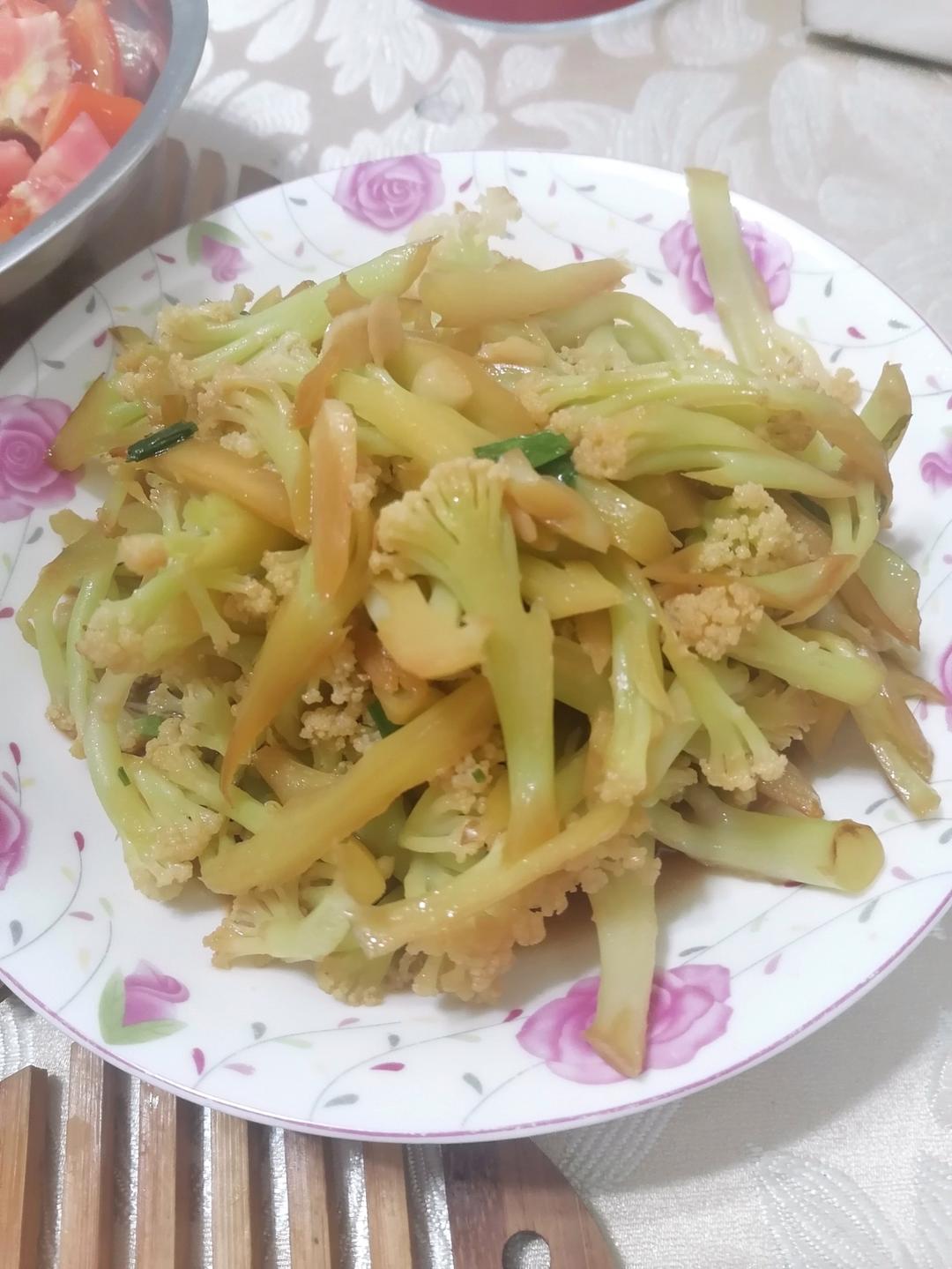 无肉简易版干煸菜花