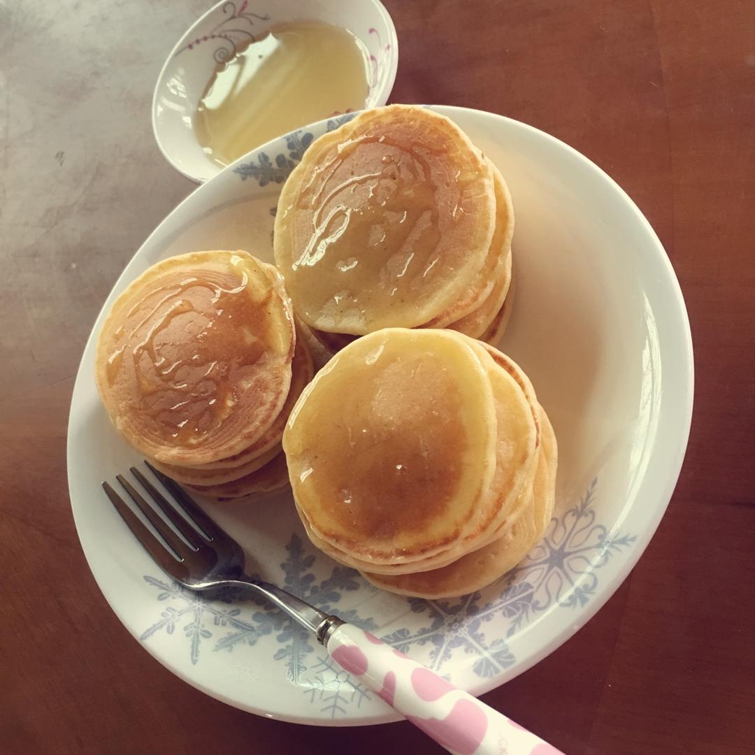 超级简单pancake【无黄油健康版】