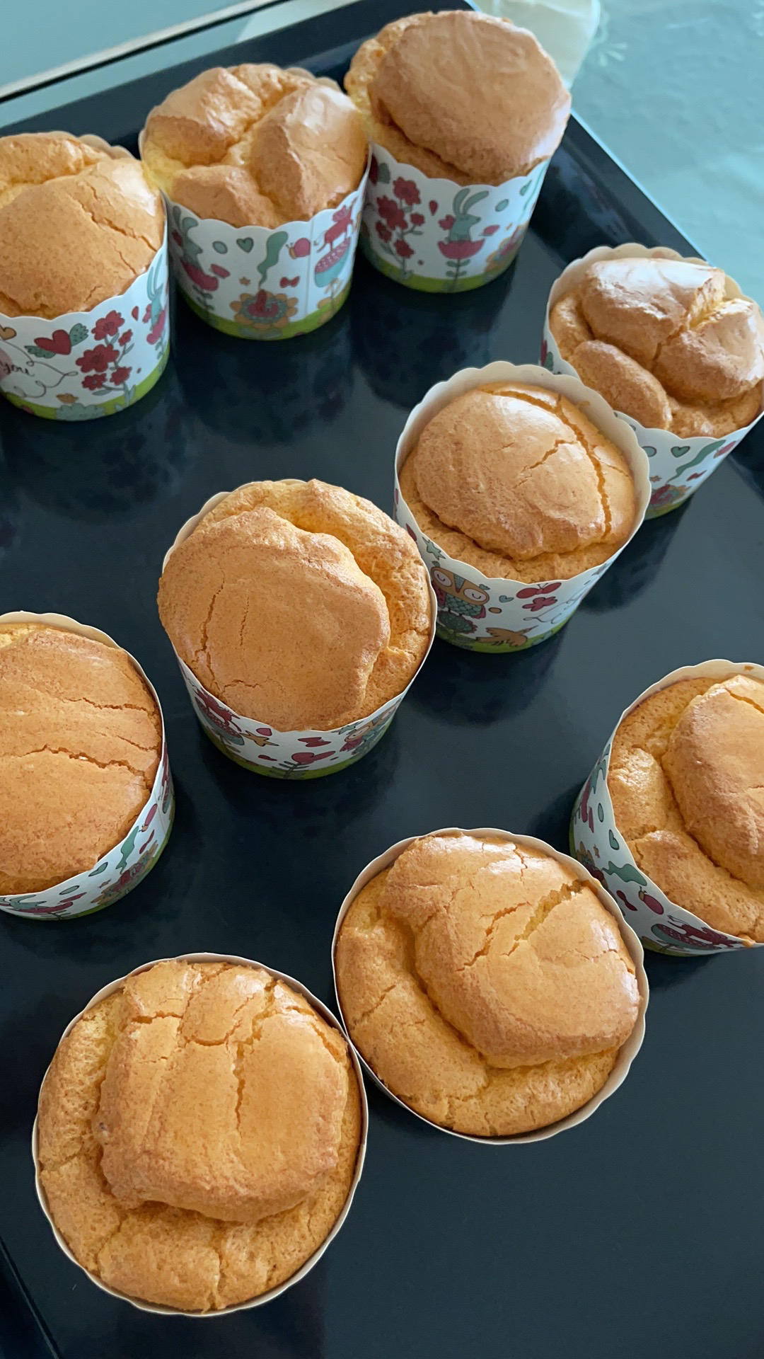 纸杯蛋糕 8寸戚风蛋糕的量