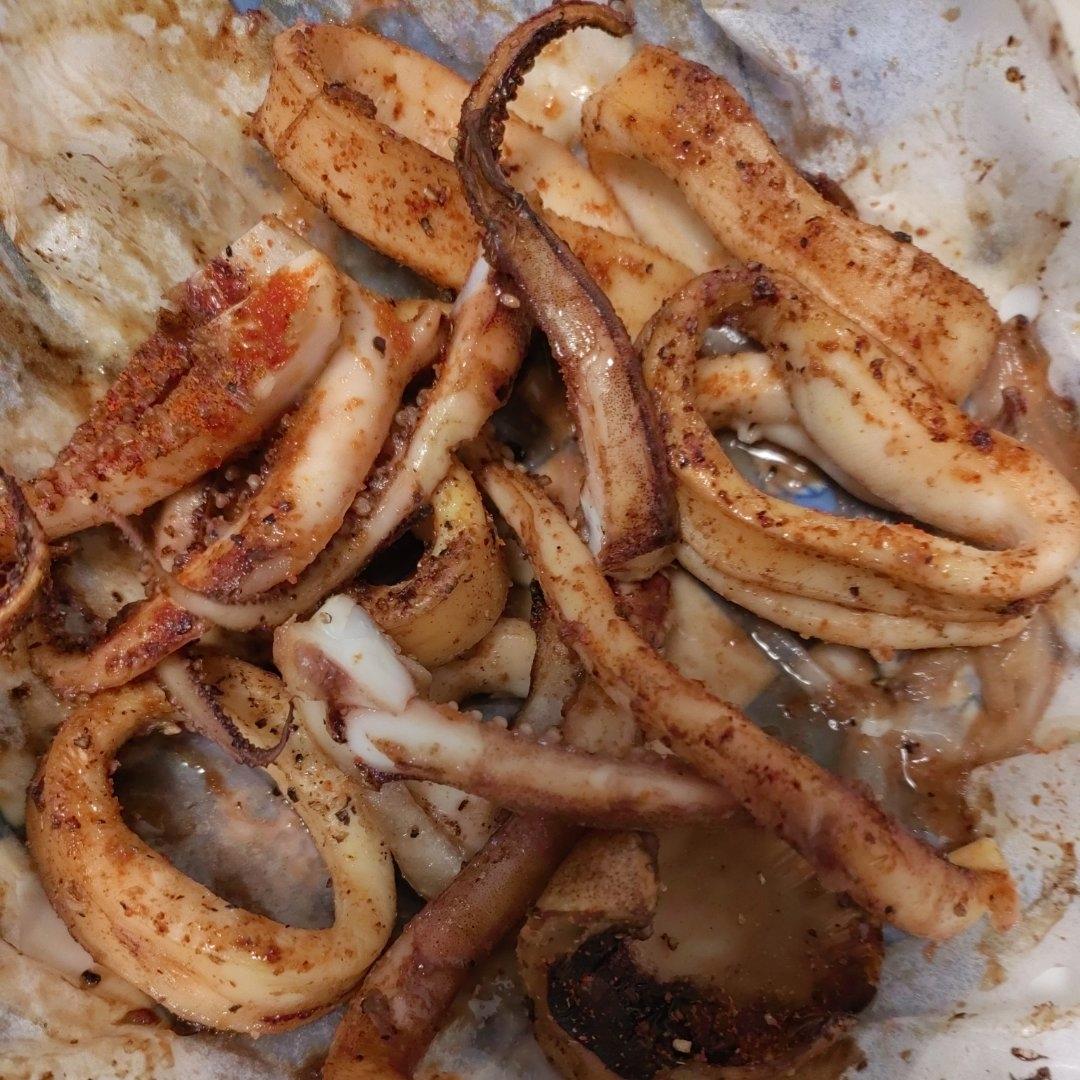 烤鱿鱼 空气炸锅版