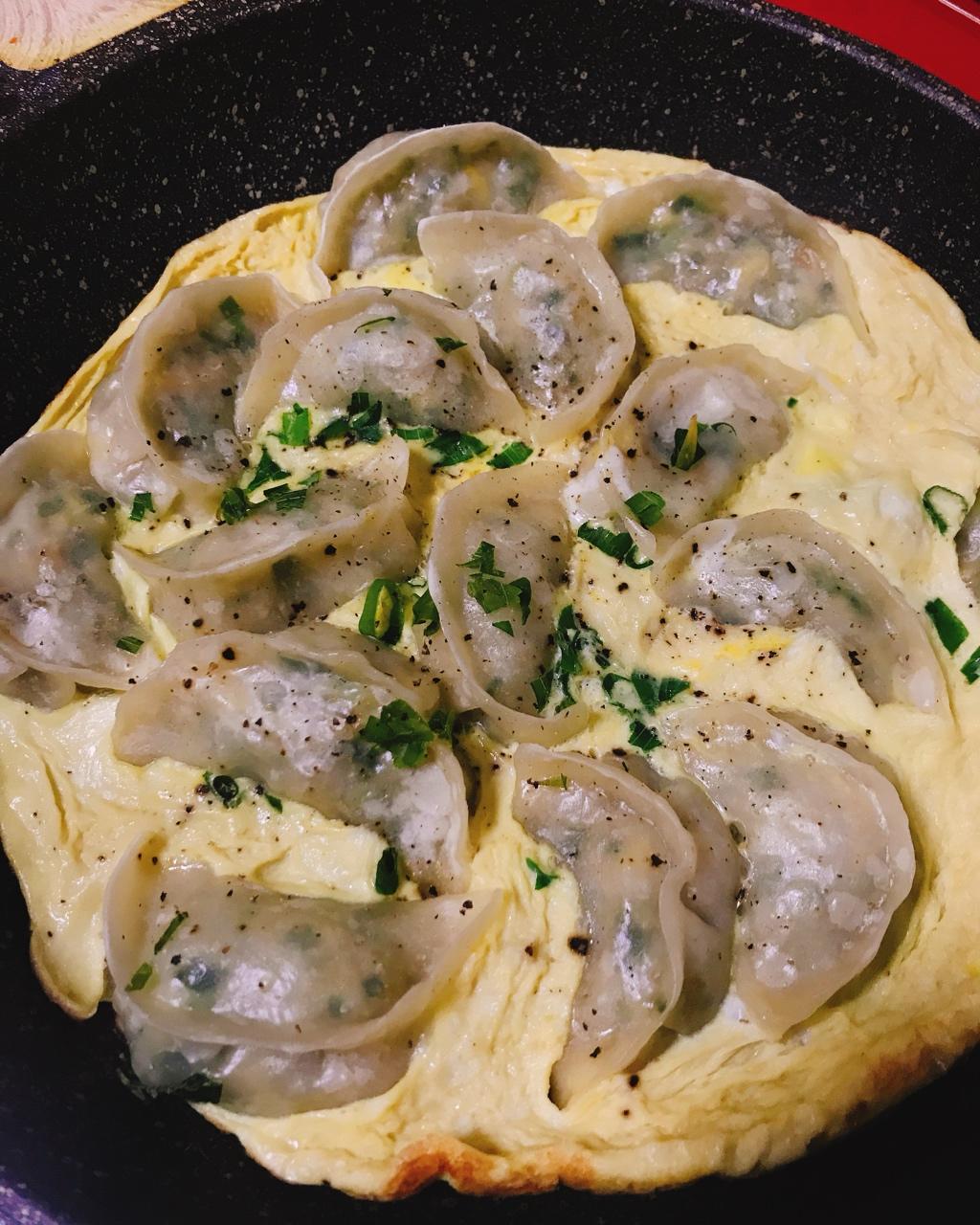 懒人快手抱蛋煎饺