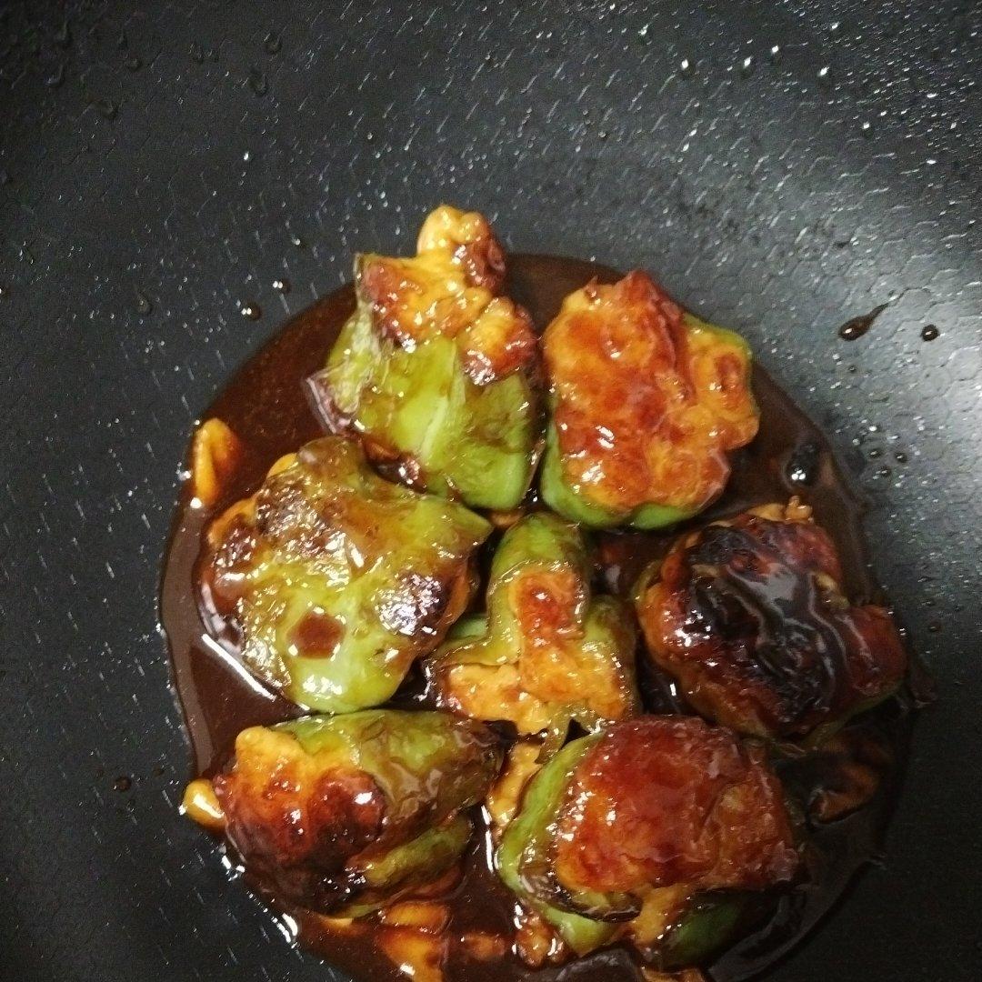超下饭青椒酿虾滑