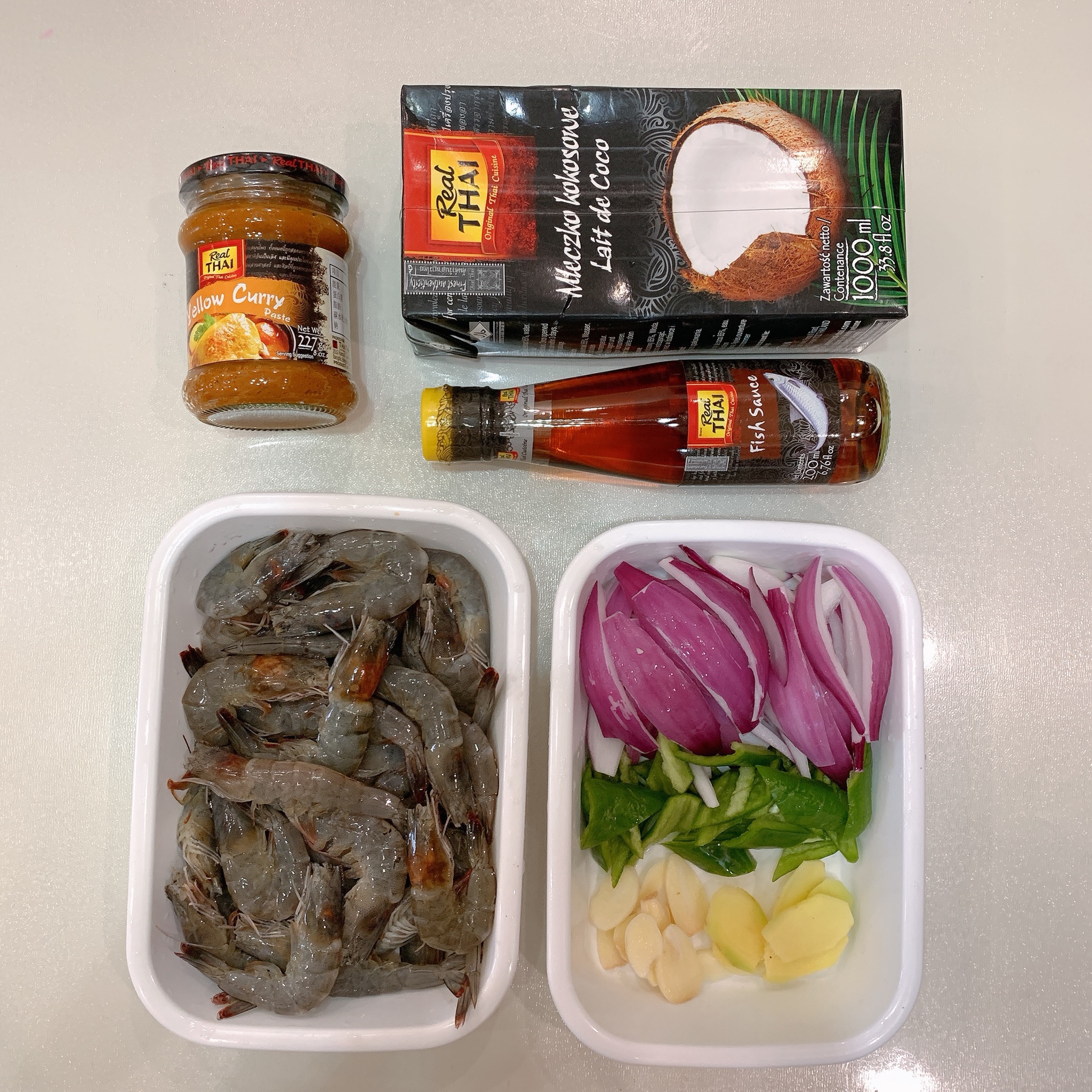 泰式咖喱虾🦐（复刻泰式餐厅百分之九十）的做法 步骤1