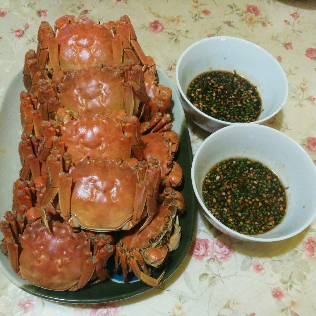 清蒸大闸蟹