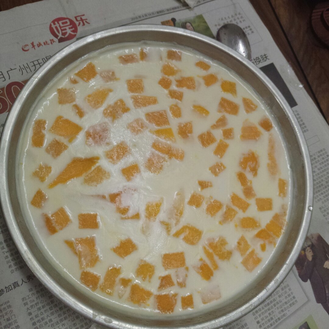 午后小甜点芒果椰汁糕教程