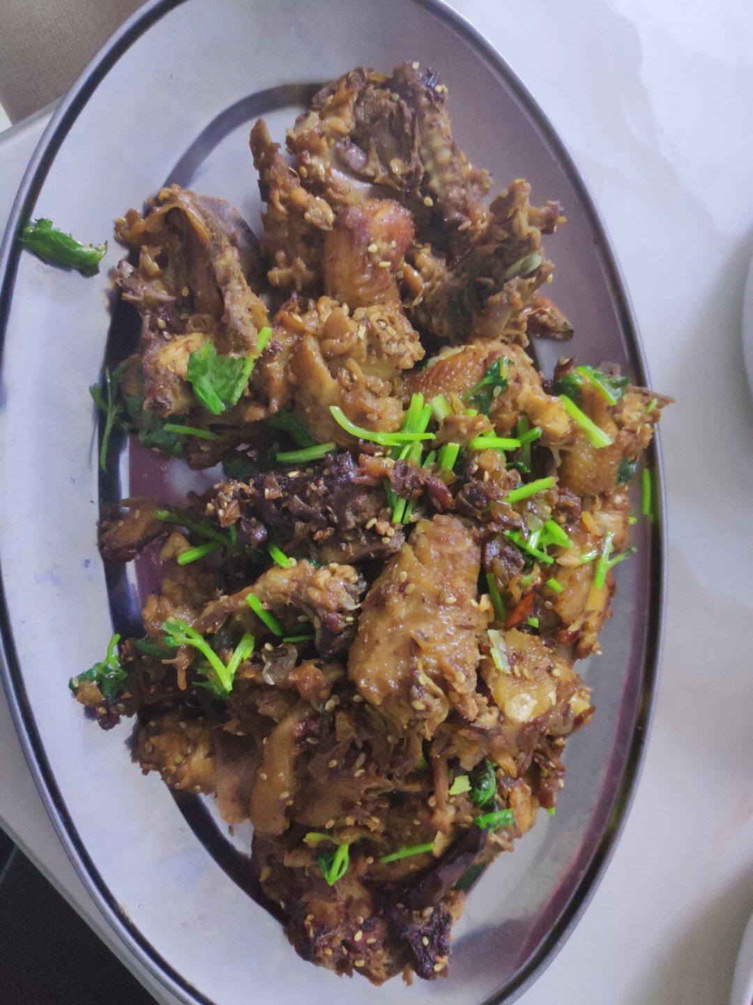 辣炒鸡架