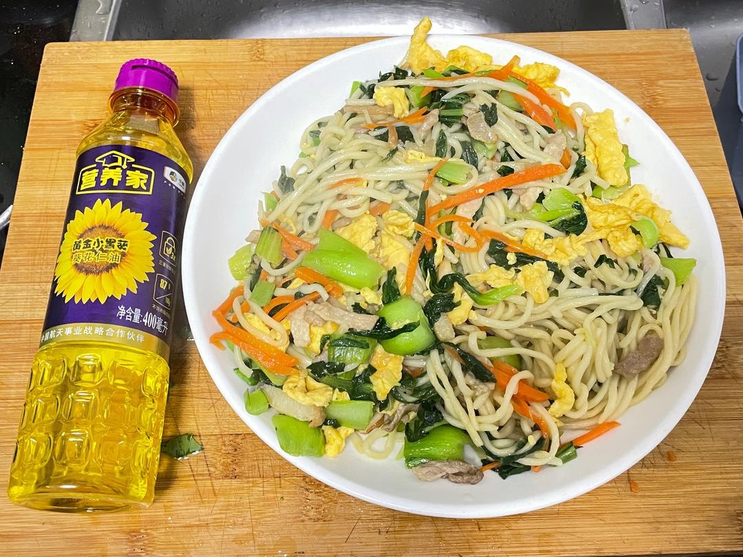 家常炒面的做法