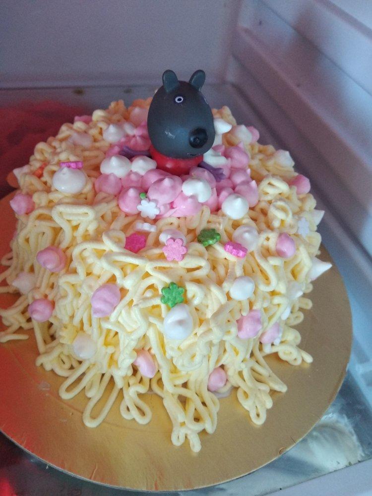 四寸抹面戚风蛋糕胚