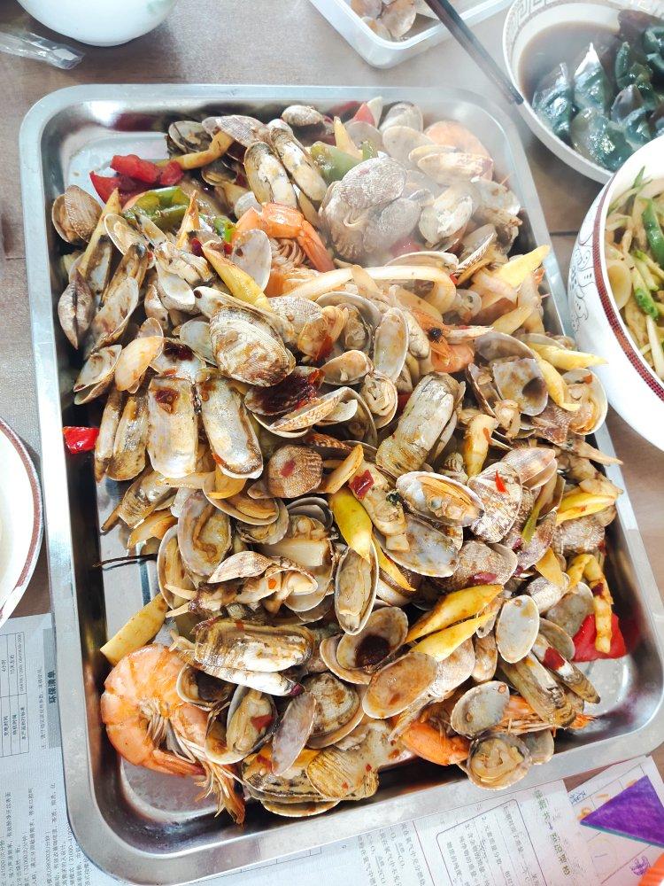 辣炒圣子～海鲜贝壳类，干炒不出水的小窍门