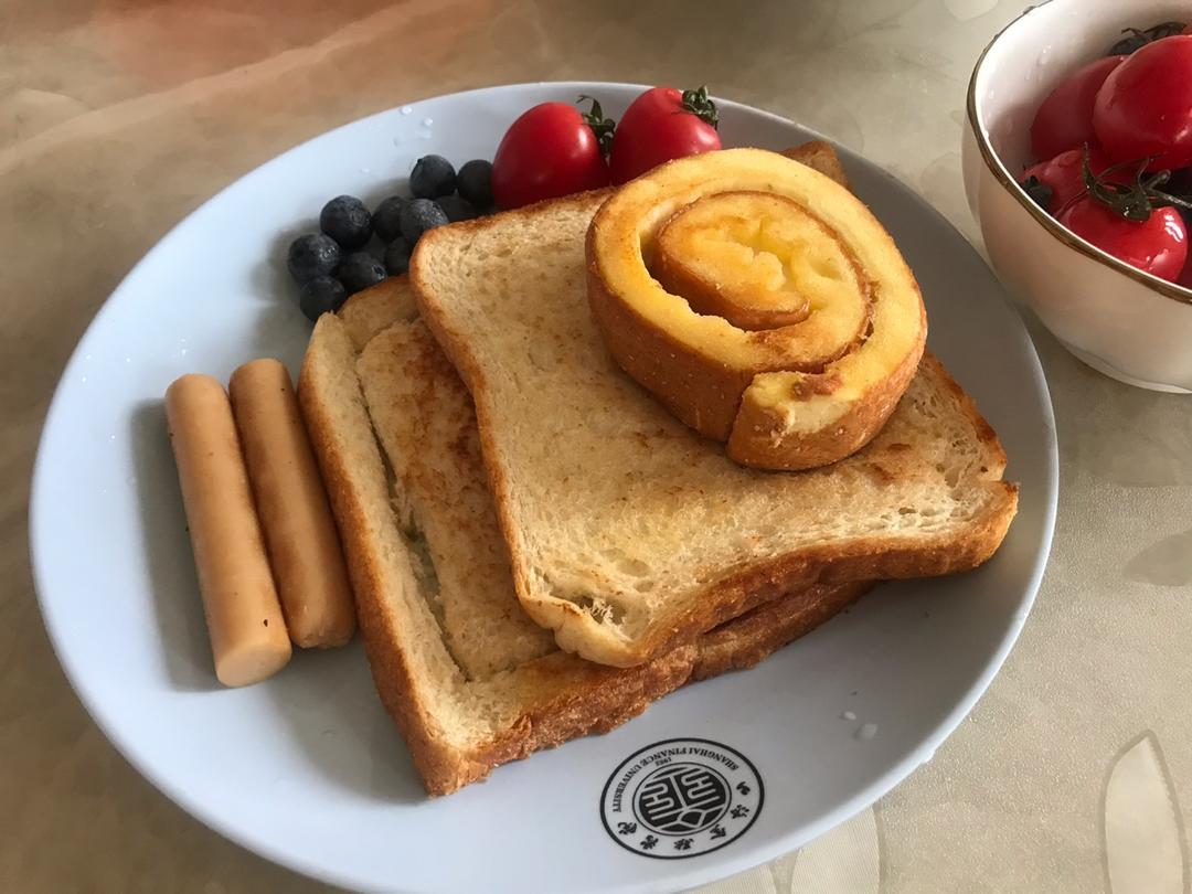 电饼铛版吐司煎蛋