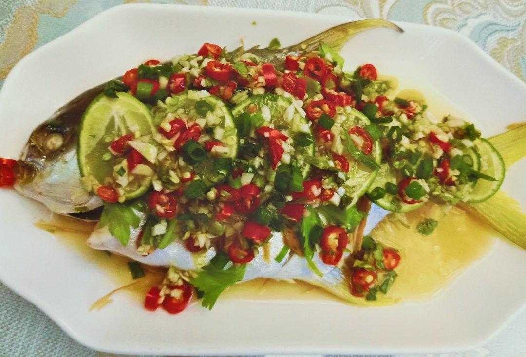 泰式青柠檬蒸鱼