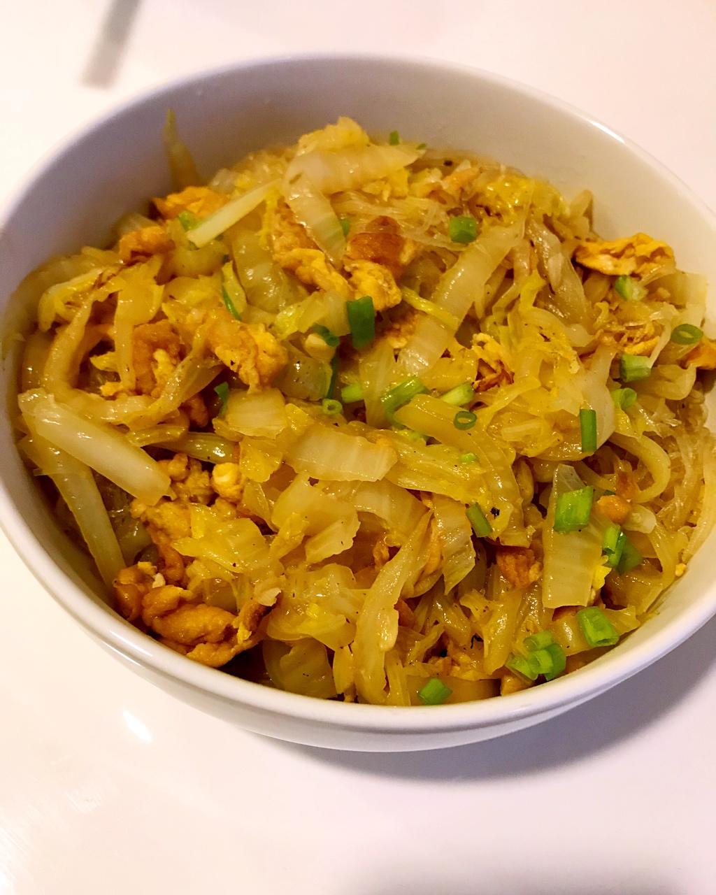 沙葛白菜粉丝煲
