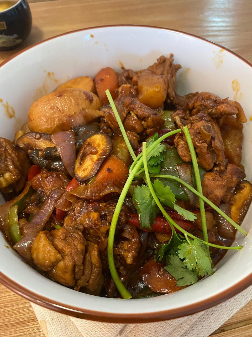 香辣鸡煲