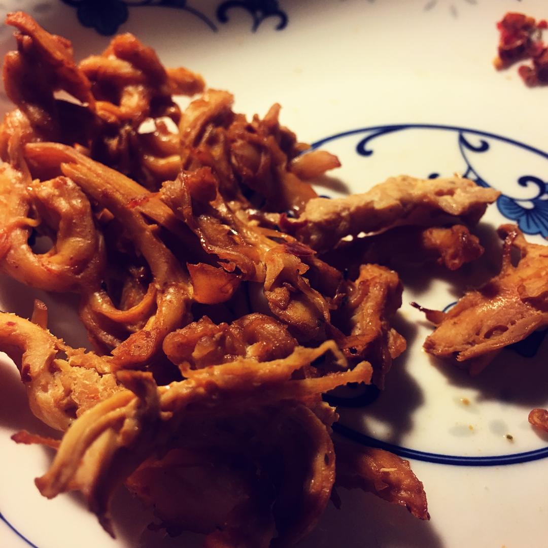 烤鸡丝——看球下酒万能小吃