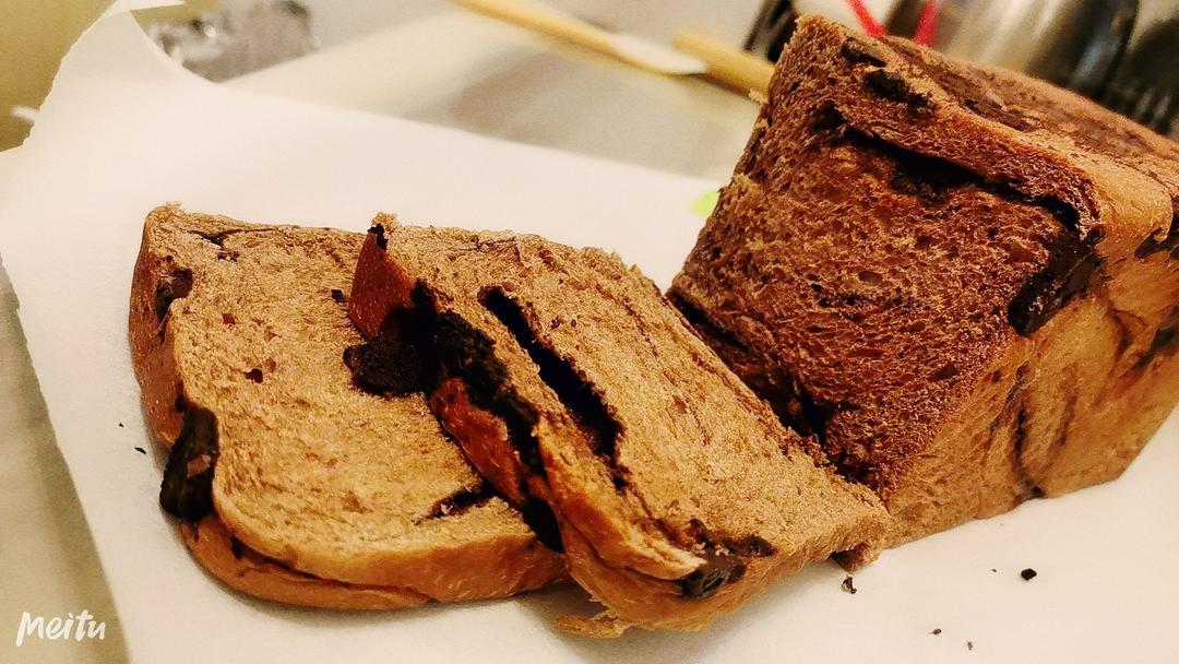 雪山巧克力吐司（巧克力奥利奥吐司面包）