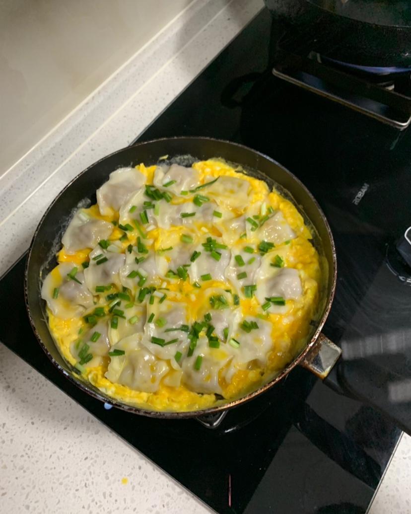 现包现煎抱蛋煎饺&附煎饺的包法