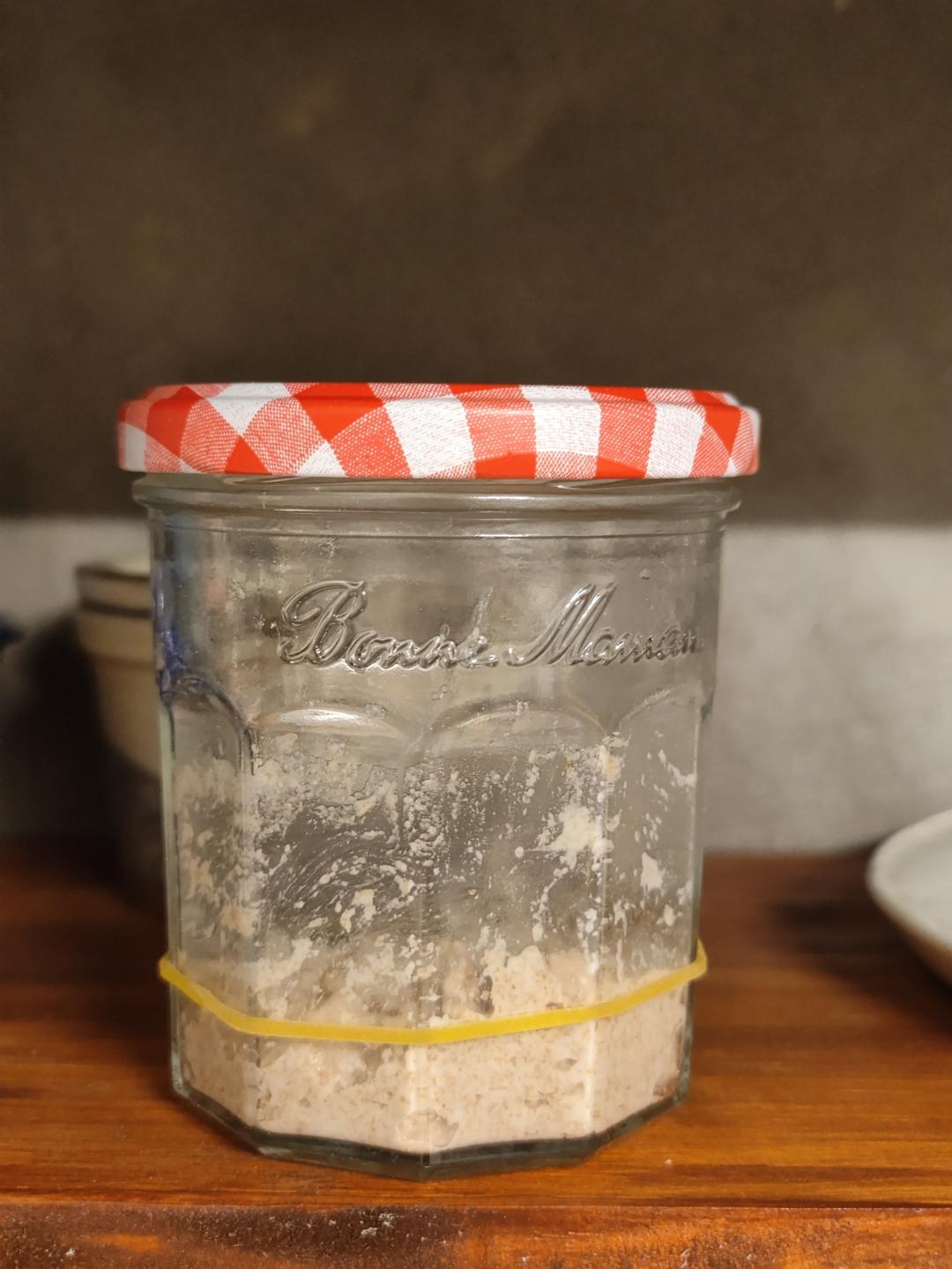 天然酵母鲁邦种培养日记（全麦面粉）成功