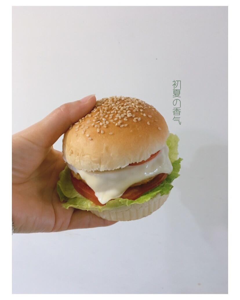 自制高颜值超好吃的汉堡（百变面包配方）