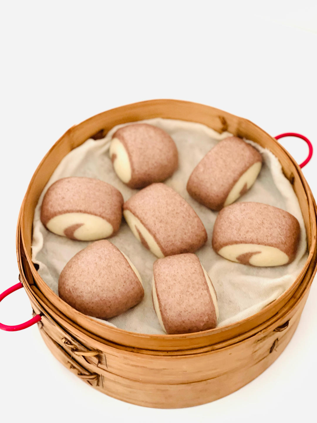 全麦双色刀切馒头