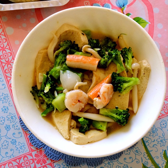 海鲜豆腐煲