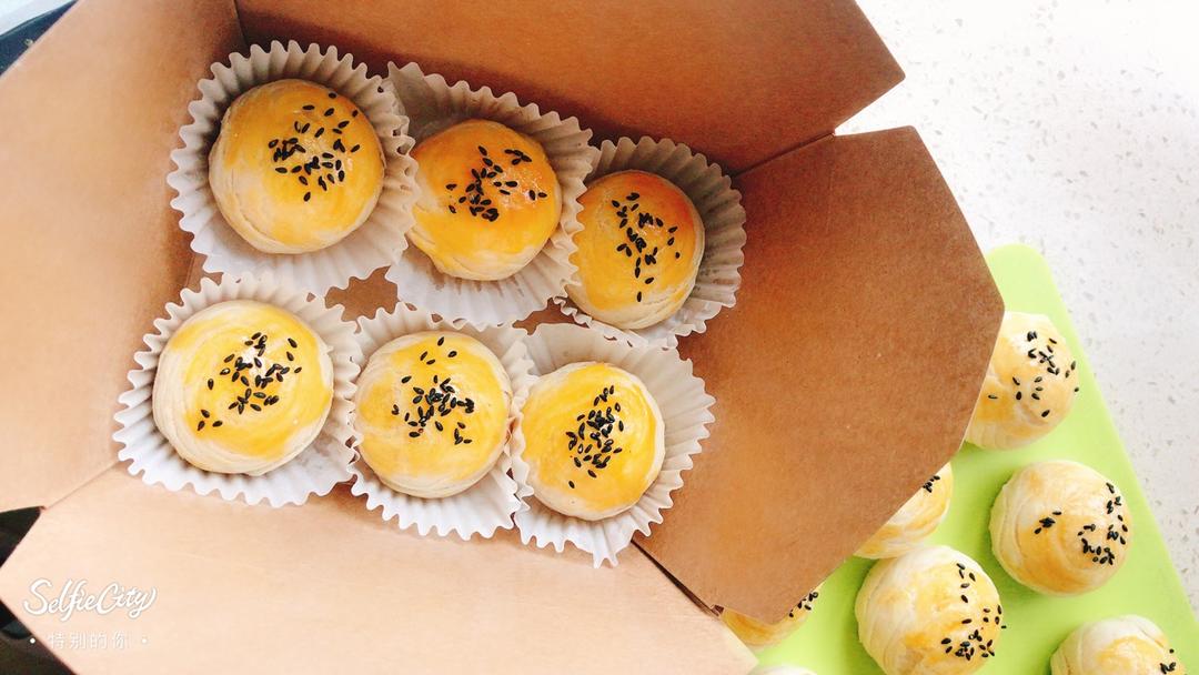 麻薯香芋酥/台湾大甲芋头酥(无猪油完美复刻2015.10修订各种抹茶酥、绿茶酥、蛋黄酥、紫薯酥通用哟）