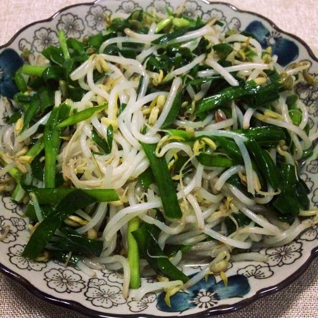 zzzzyq做的韭菜炒豆芽