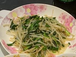 韭菜炒豆芽