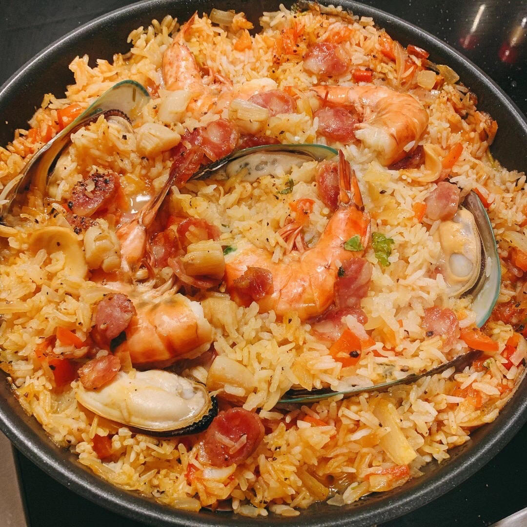 【曼食慢语】Seafood Paella 西班牙海鲜饭
